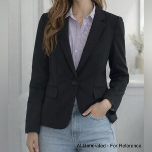RW&CO. Black Blazer with Pink Lining